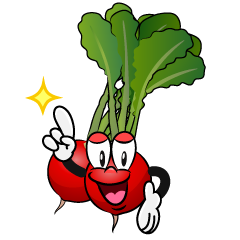 Posing Radish