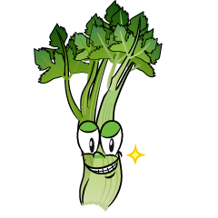 Grinning Celery