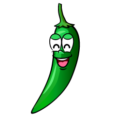 Smiling Green Chili