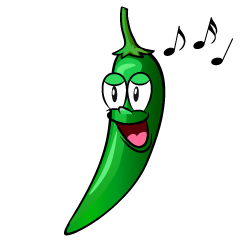 Singing Green Chili