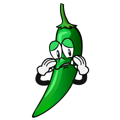 Sad Green Chili