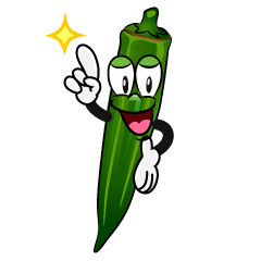 Posing Okra