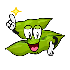 Posing Edamame