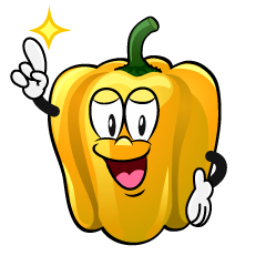 Posing Yellow Pepper