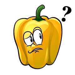 Thinking Yellow Pepper