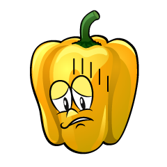 Depressed Yellow Pepper